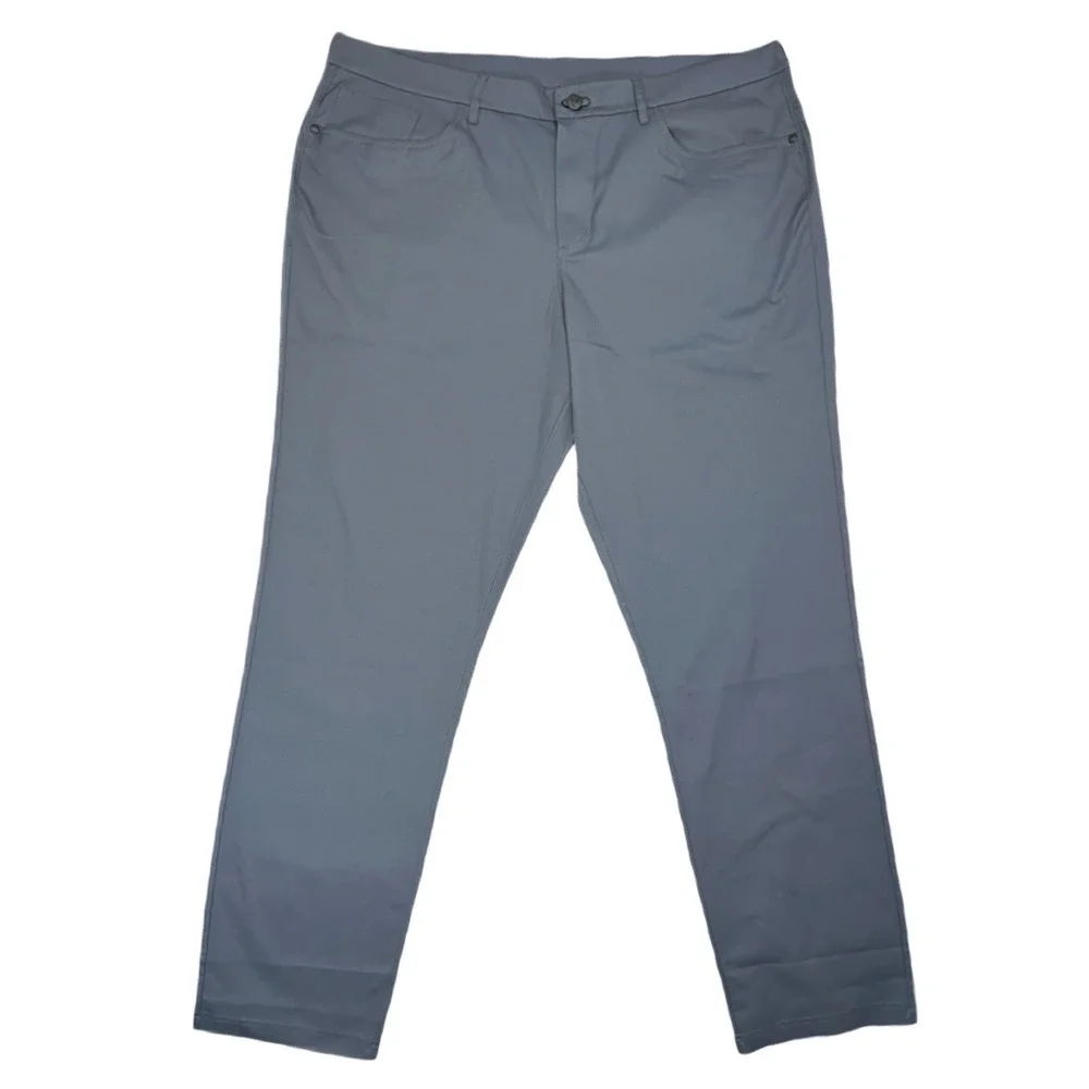 Public Rec Mens Dealmaker Performance Straight Leg Slate Gray Chino Pants 40x32‎
